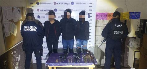 Jovenes Detenidos Armas El Universal Puebla Jpeg El Universal Puebla