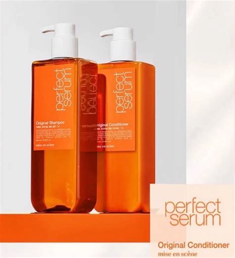 Bộ dầu gội dầu xả Mise en scène Perfect Original Serum 7X 530ml Lazada vn