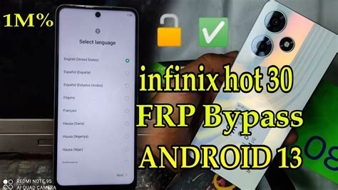 Infinix Hot Google FRP Bypass Android Google Account M YouTube