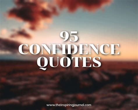 95 Confidence Quotes To Boost Your Self Esteem