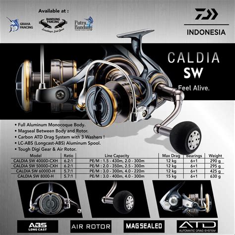 Jual Reel Spinning Daiwa Caldia Sw Shopee Indonesia