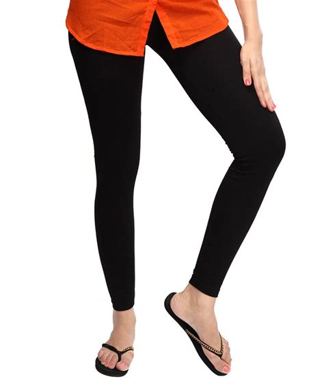 Women In Style Black Cotton Leggings Price In India Buy Women In Style Black Cotton Leggings