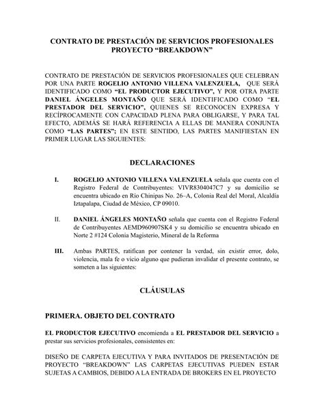 Modelo Propuesta De Contrato De Trabajo Discutiendo Modelos