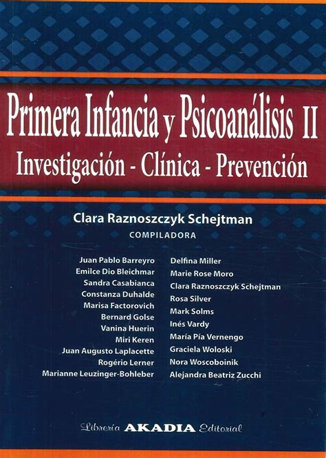 Primera Infancia Y Psicoanalisis Ii Ediciones T Cnicas Paraguayas