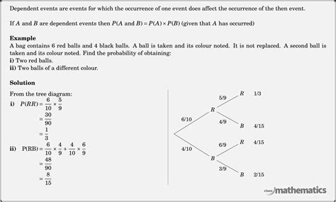 Sampling Without Replacement Maths Advanced Year 11 NSW