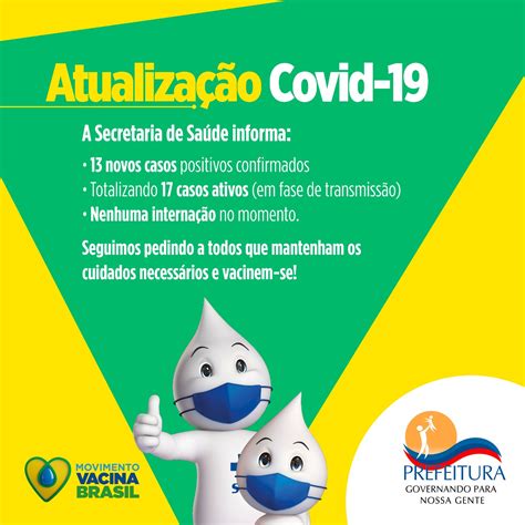 Secretaria Municipal de Saúde atualiza dados da Covid 19 em Pereira