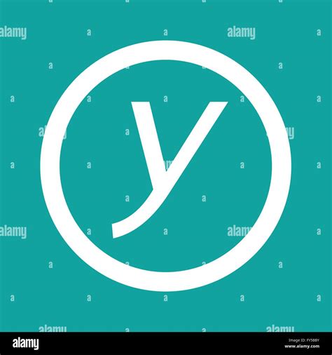 Basic Font Letter Y Icon Illustration Design Stock Vector Image And Art