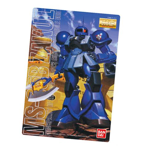 Carta Promocional Gunpla Package Art Collection Mg Zaku I Ramba Rals