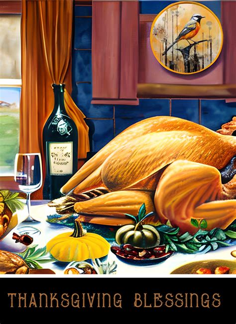 Thanksgiving Dinner Art Free Stock Photo - Public Domain Pictures