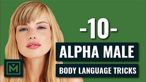 10 Alpha Male Body Language Tricks Every Guy Should Do Today Youtube