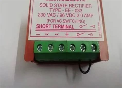 2 Solid State Rectifier Full Wave At Rs 250 Piece In Udaipur ID