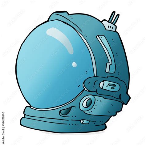 cartoon astronaut helmet Stock Vector | Adobe Stock