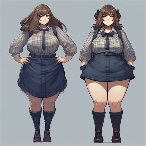 Cute Obese Anime Girl By Tbhnation On Deviantart