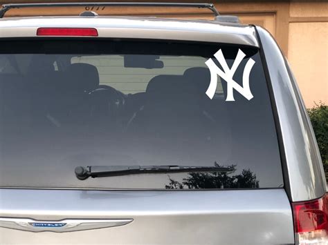 New York Yankees Vinyl Decal Yankees Car Window Decal New | Etsy