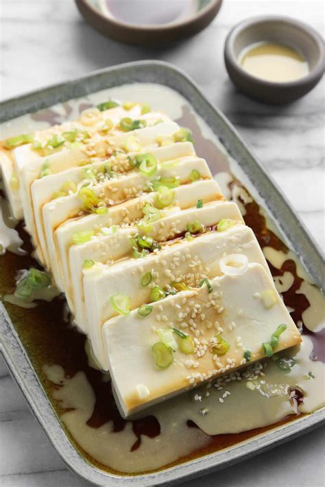 Silken Tofu With Sesame Soy Sauce Recipe