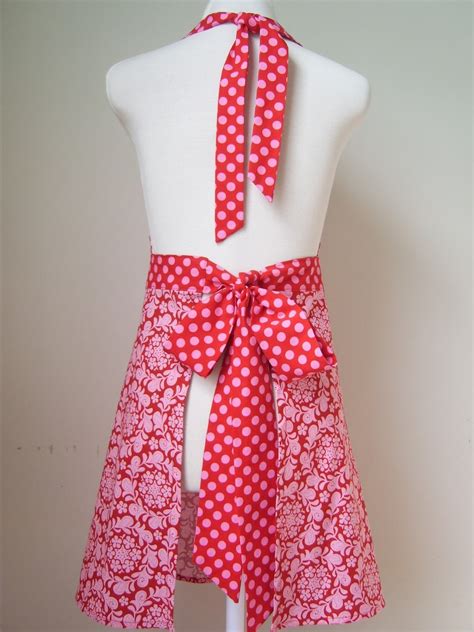 Apron Pattern Pdf Womens Full And Half The Flirty Girl Etsy