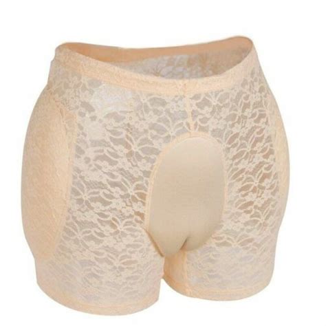 Herren Fake Vagina Unterw Sche Insertable Hip Pads Camel Toe Panty