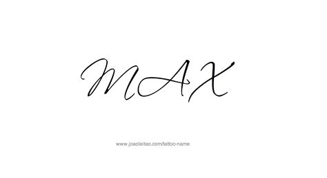 Max Name Tattoo Designs | Name tattoos, Name tattoo, Tattoo designs