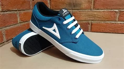 Tenis Pirma Urbano Mod Caballero Azul Petr Leo Original En Venta