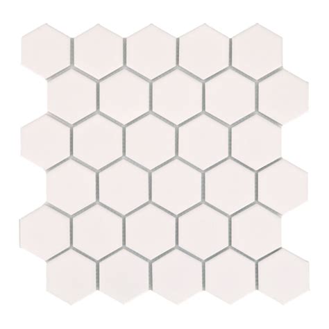 Mini Tomette Hexagonale Blanche Mat En Gr S C Rame X Cm Hexagono