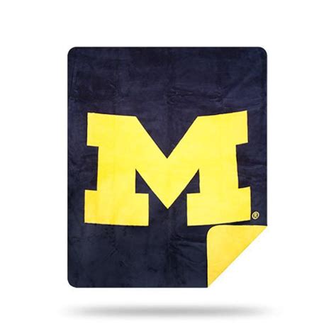 Buy Michigan Wolverines Acrylic Microplush Blanket