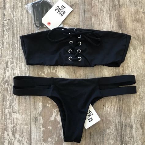 Billabong Swim Billabong Ss Lace Up Isla Bikini Set Poshmark