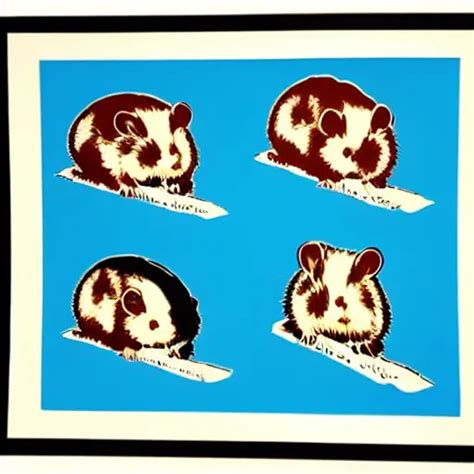 Feral Hamsters By Andy Warhol Stable Diffusion OpenArt