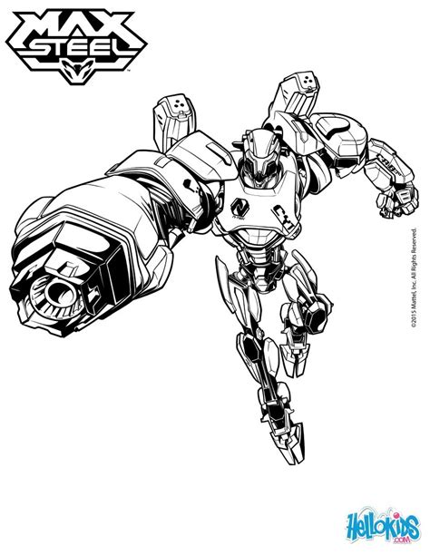 Real Steel Atom Pages Coloring Pages