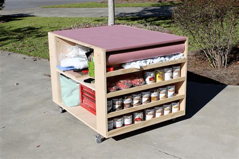 DIY Portable Workbench with Storage | Free Plans