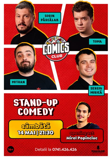 Bilete Stand Up Cu Mitran Toma Sorin I Miric La Comicsclub