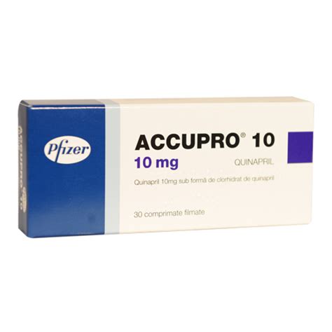 Accupro 10 mg, 30 comprimate filmate | Catena | Preturi mici!