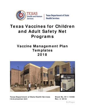 Vaccine Management Plan Templates Form Fill Out And Sign