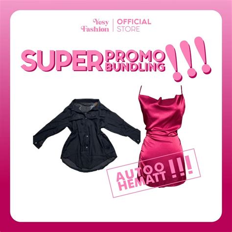 Jual Paket Bundle Promo Set Lingerie Kemeja Dan Dress LKMJ Nightdress Shopee Indonesia