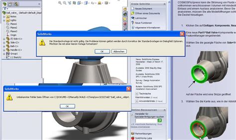 Fehlermeldung Bei Tutorial DS SolidWorks SolidWorks Foren Auf CAD De