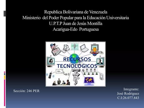 Recursos Tecnologicos Ppt