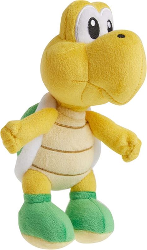 Koopa Troopa Super Mario Bros Pluche Knuffel 28 Cm Geel Nintendo