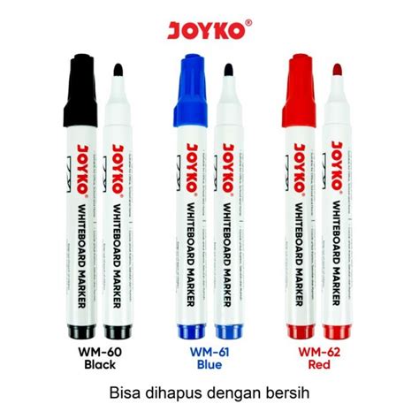 Jual Pc Spidol Papan Tulis Dapat Dihapus Whiteboard Marker Joyko Wm