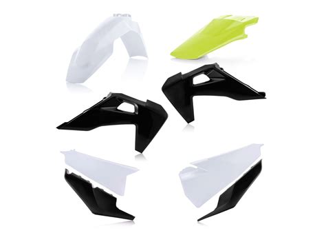 Acerbis Plastic Kit White Black Yellow HQV 19 22 AOMC Mx