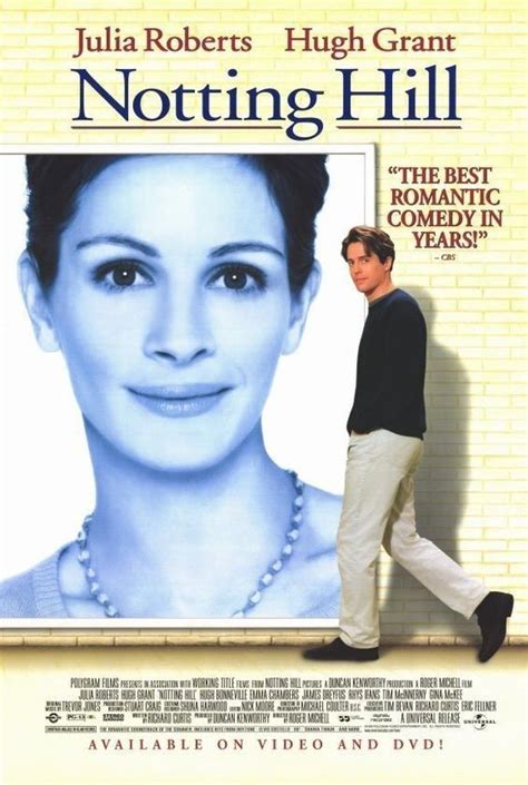 Notting Hill 1999 Notting Hill Movie Romantic Movies Romantic Films