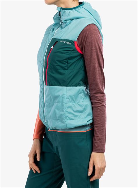 D Msk Vesta Ortovox Swisswool Piz Duan Vest Ice Waterfall