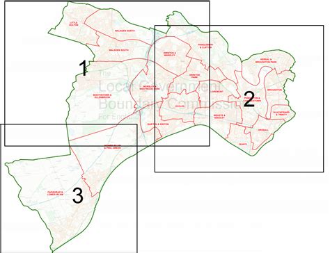 Map of Salford Wards