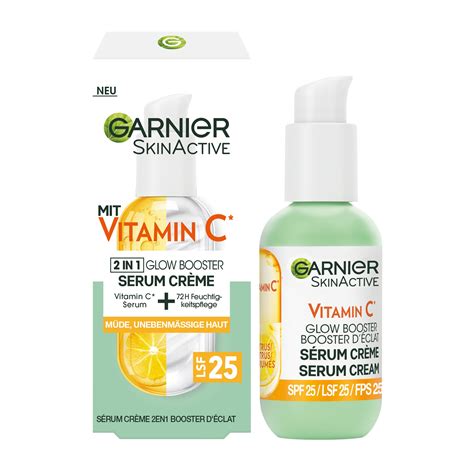 Garnier Serum Creme Skinactive Vitamin C Glow Booster Serum Cream