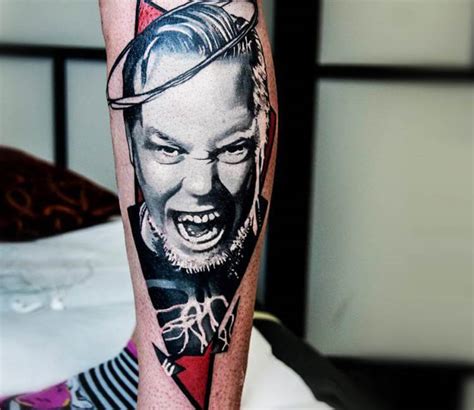 James Hetfield tattoo by Barbara Kiczek | Post 15391