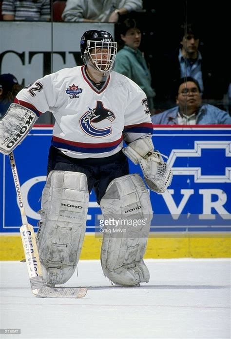 Mar 1998 Goaltender Arturs Irbe Of The Vancouver Canucks In Action A