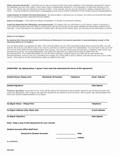 Free Payment Agreement Template