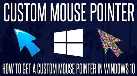 How To Get A Custom Mouse Pointer In Windows Use Any Image Youtube