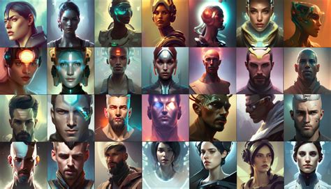 ArtStation - 98 Sci-fi Portraits | Game Assets