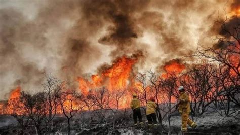 Continúan Los Incendios Forestales En Traslasierra Y Son Cuatro Las