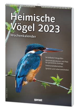 Wochenkalender Heimische V Gel Isbn Kalender