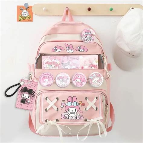 Plecak Sanrio Kuromi Cinnamoroll Moja Melodia Plecak Anime Studencki